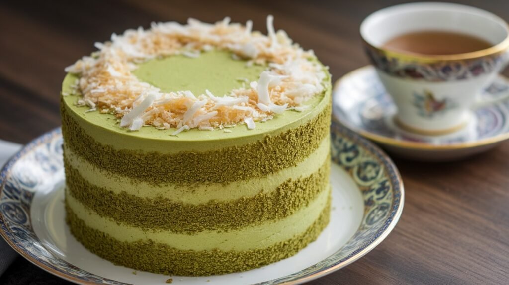 Matcha Coconut Cake