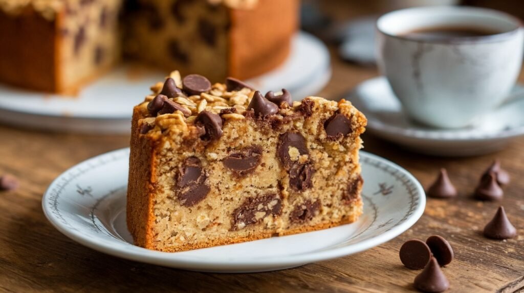 Oatmeal Chocolate Chip Cake