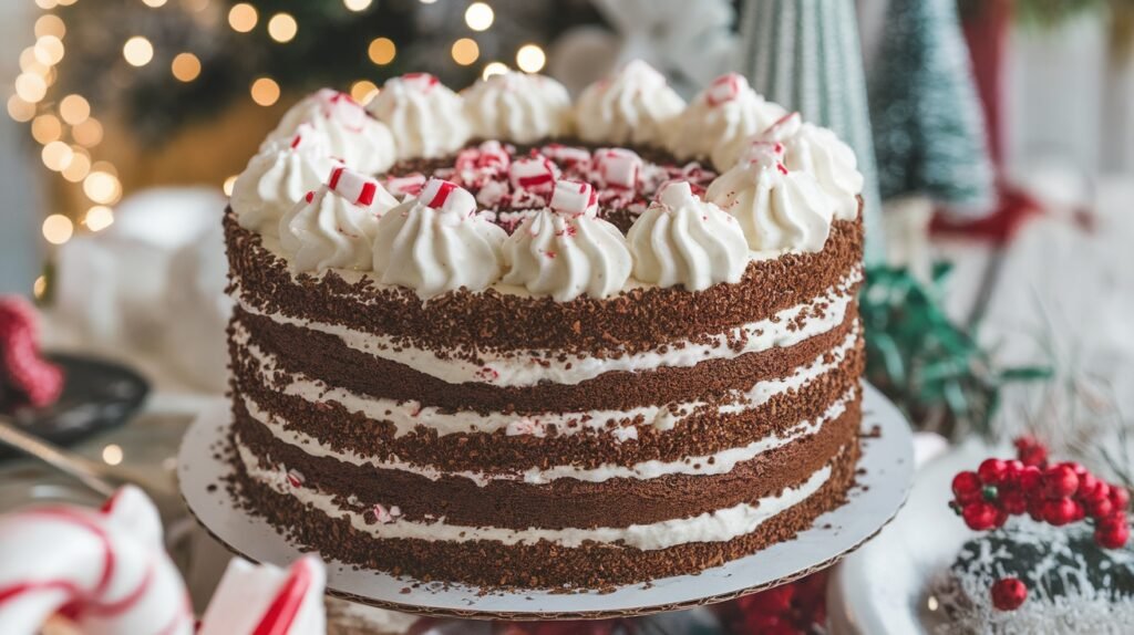 Peppermint Mocha Cake