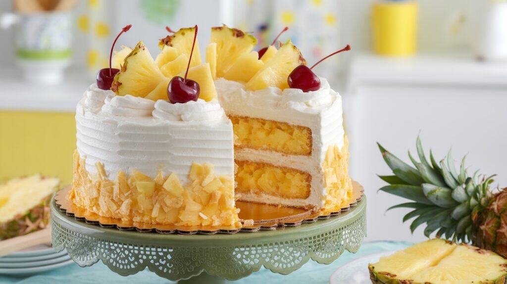 Pineapple Cream Cake
