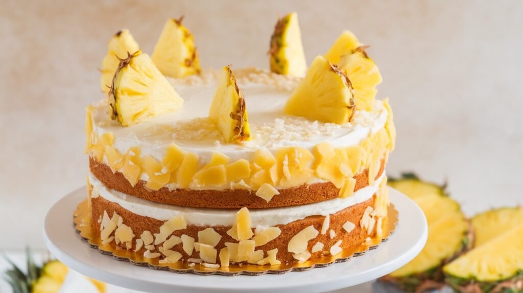 Pineapple Cream Cheese Cake