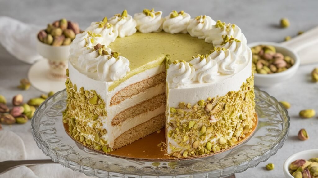 Pistachio Ice Cream Cake