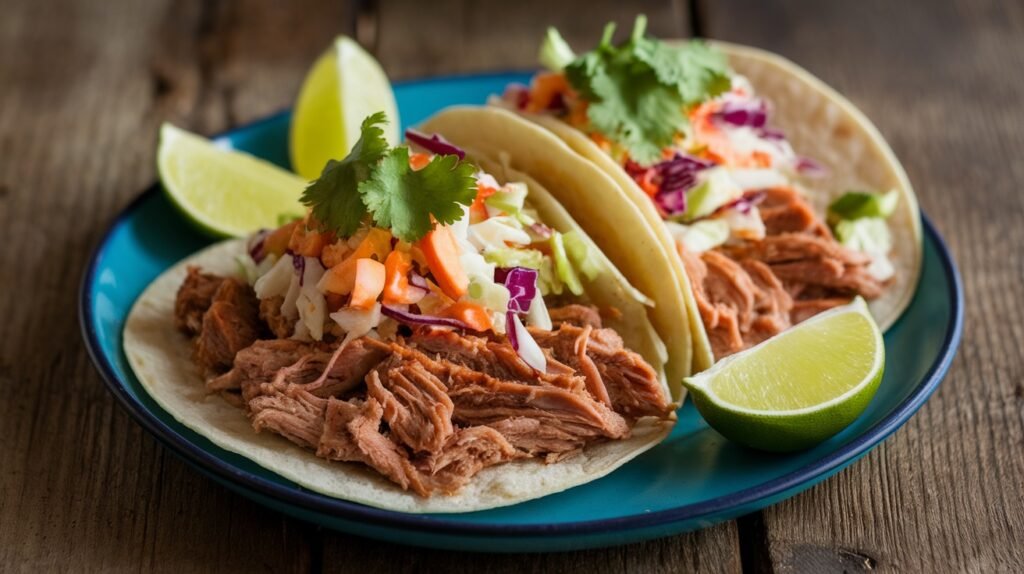Apple Butter Pulled Pork Tacos