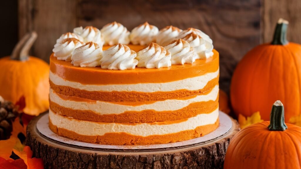 Pumpkin Cheesecake Cake