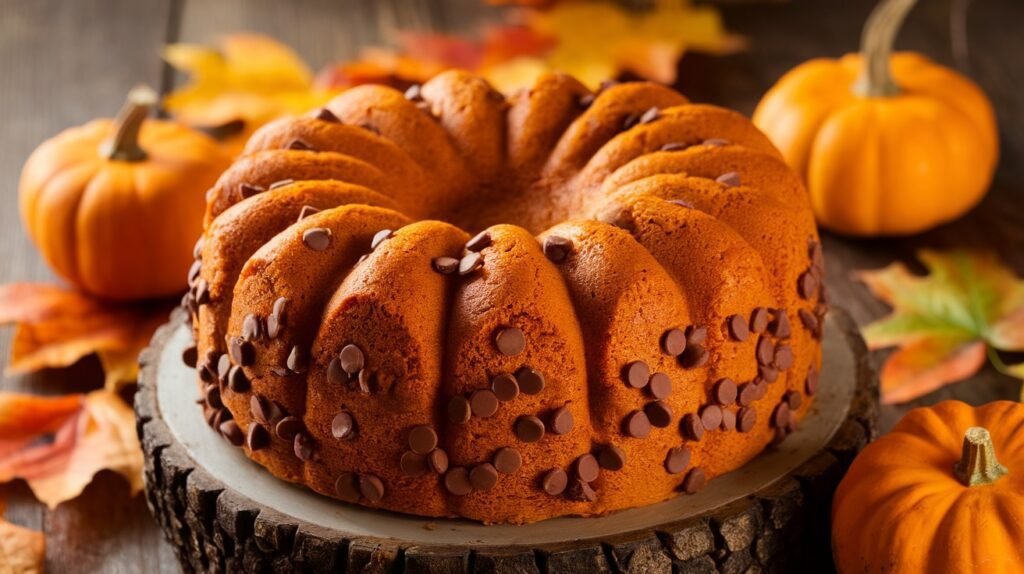 Pumpkin Chocolate Chip Cake