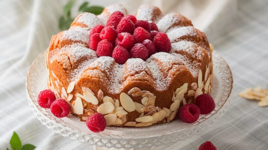 Raspberry Almond Cake