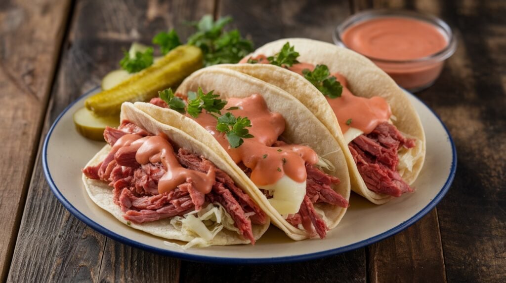 Reuben Tacos