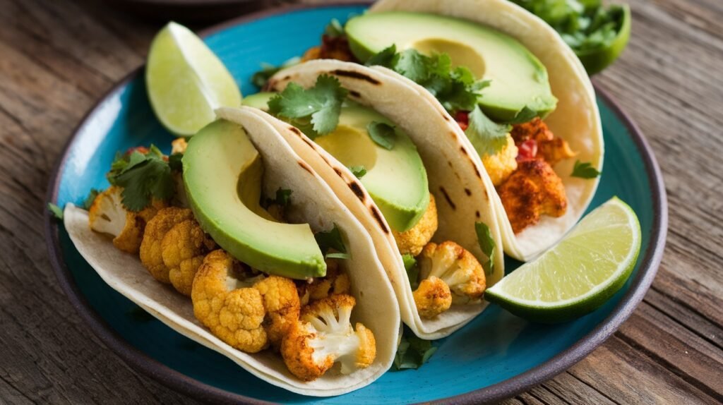 Roasted Cauliflower Chipotle Tacos