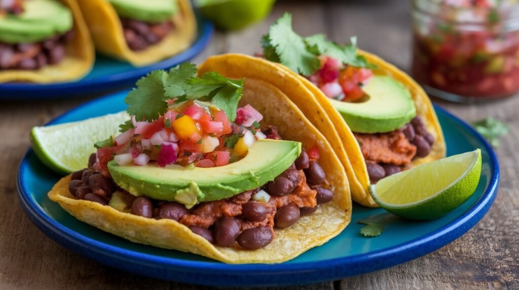 Smashed Sweet Plantain Tacos