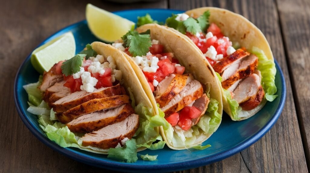 Smoked Paprika Chicken Tacos