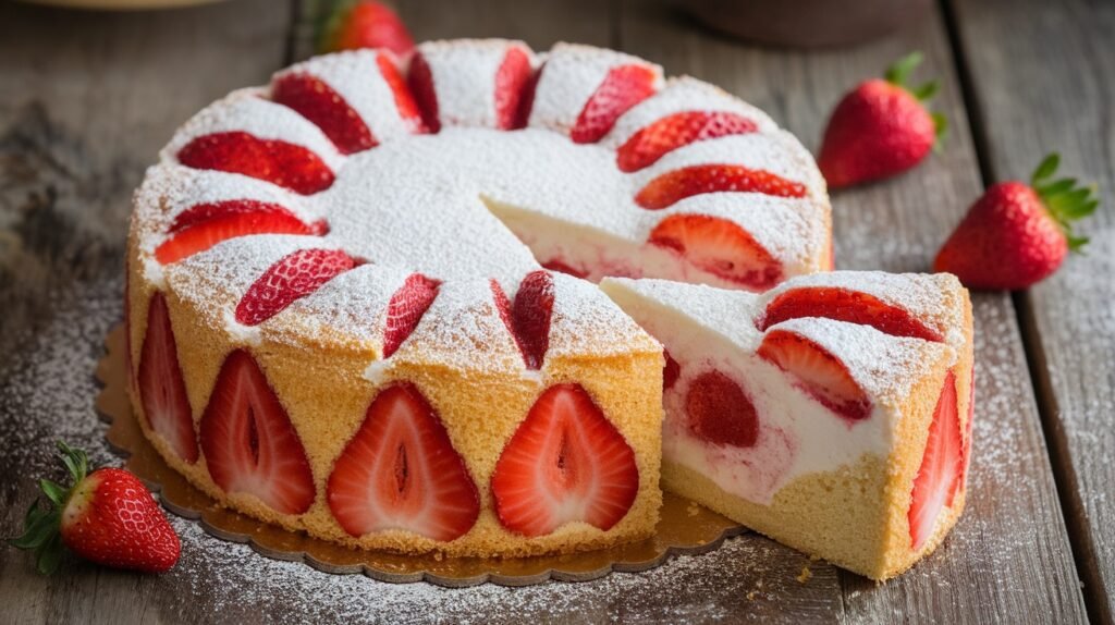 Strawberry Yogurt Cake