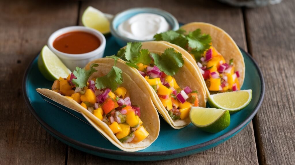 Sweet Chipotle Mango Tacos