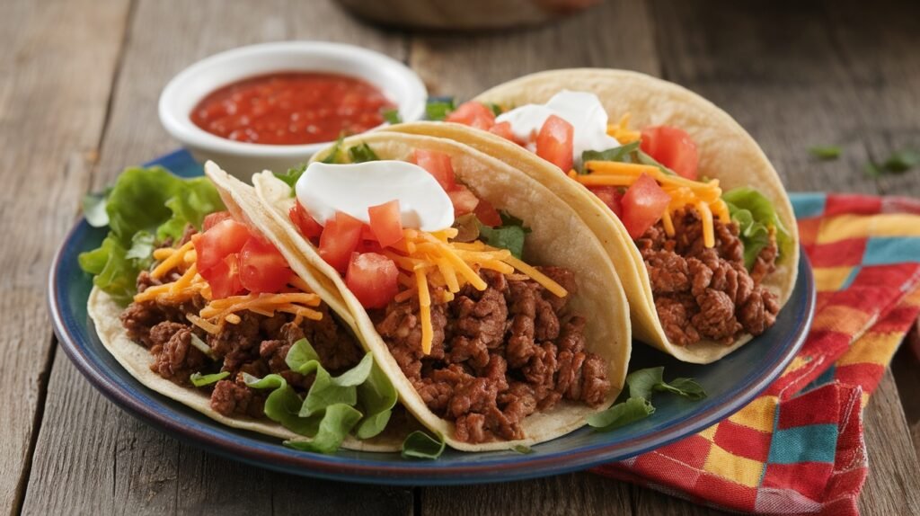 Sweet and Tangy Beef Tacos