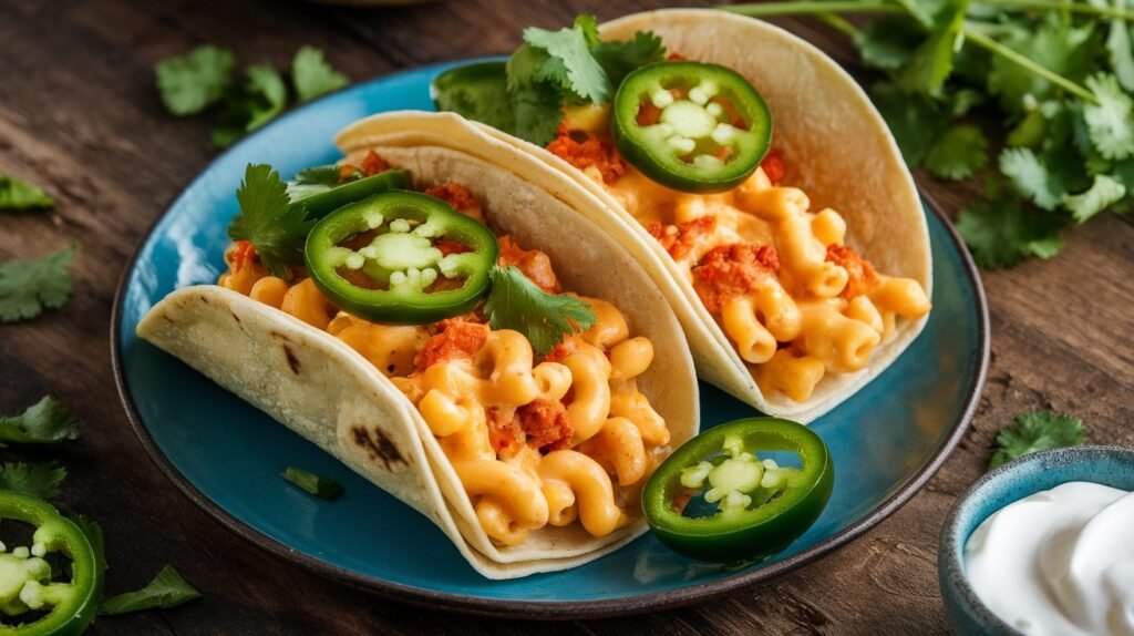 Smoky Chipotle Mac and Cheese Tacos
