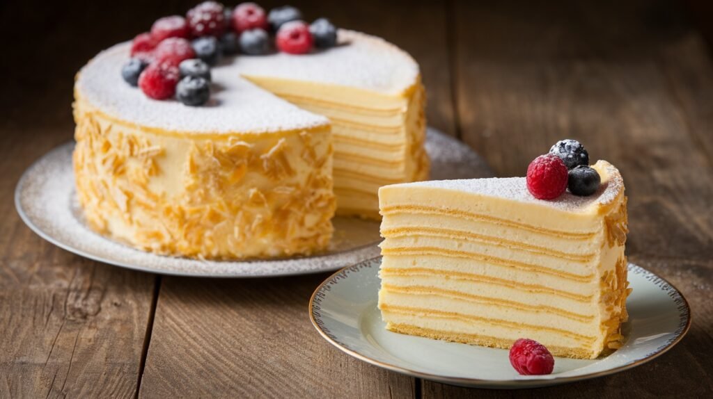 Vanilla Custard Cake