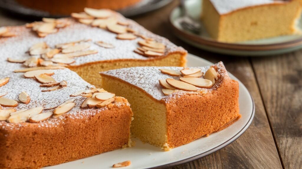 Almond Butter Sheet Cake