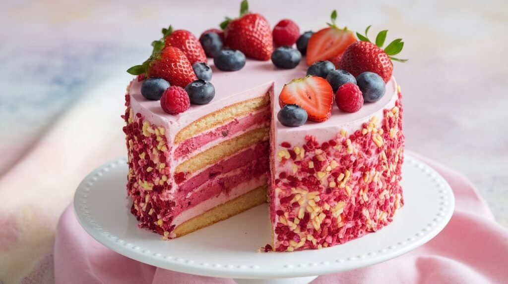 Berry Cream Cake