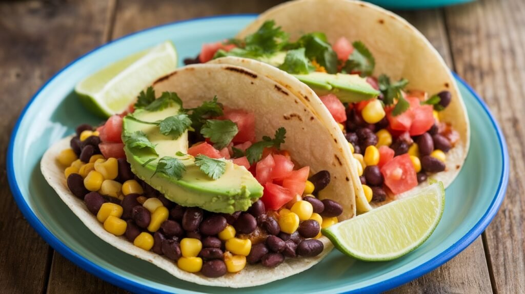 Black Bean and Corn Tacos
