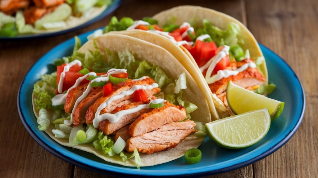 Buffalo Grilled Chicken Tacos