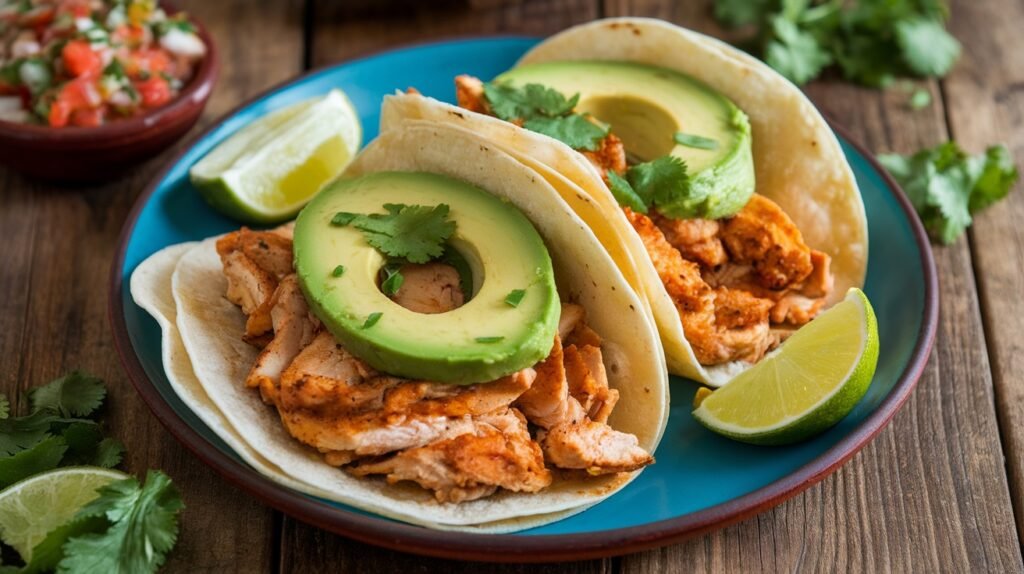 Buttery Black Pepper Chicken Tacos