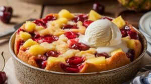 Cherry Pineapple Dump Cake