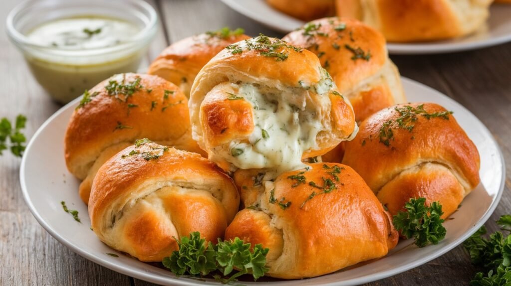 Chicken Caesar Crescent Bombs Recipe