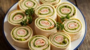 Chicken Caesar Sandwich Pinwheels
