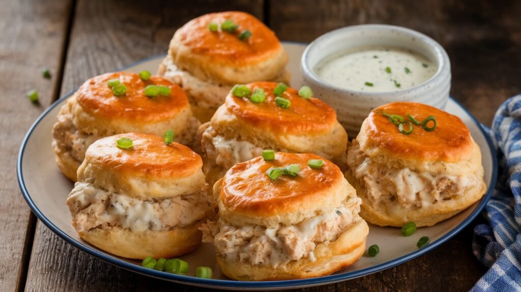 Chicken Ranch Biscuit Pockets
