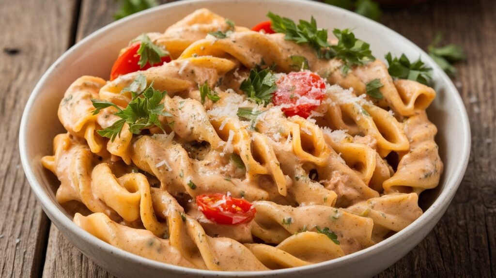 Chicken Ranch Pasta Twists