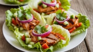Chicken Tandoori Lettuce Wraps