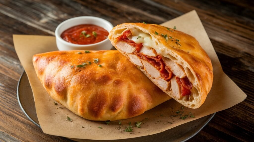 Chicken and Bacon Crescent Calzones