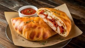 Chicken and Bacon Crescent Calzones