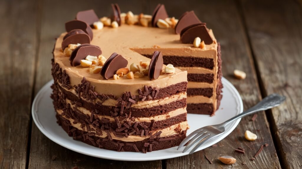 Chocolate Peanut Butter Cake