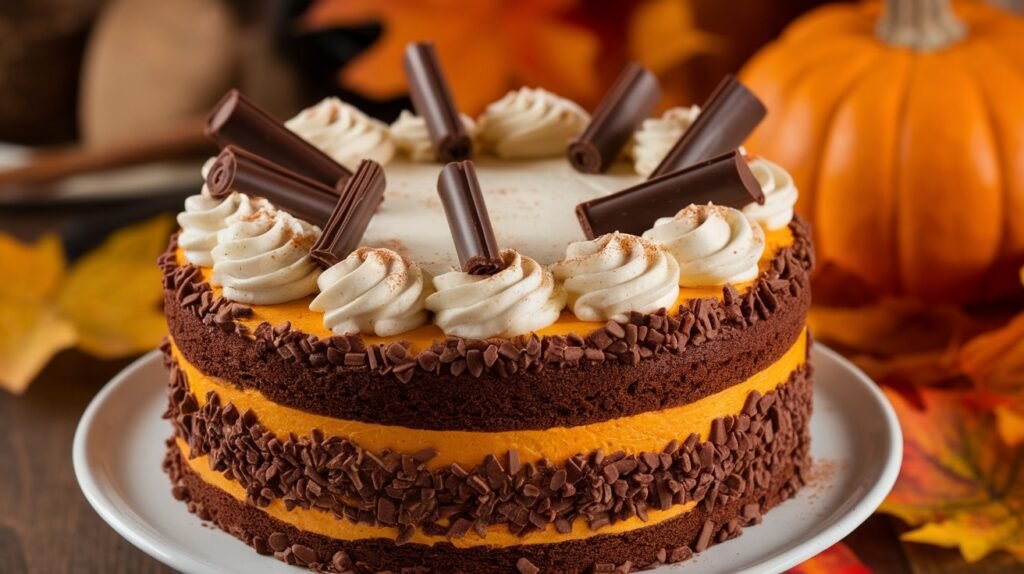 Chocolate Pumpkin Cake
