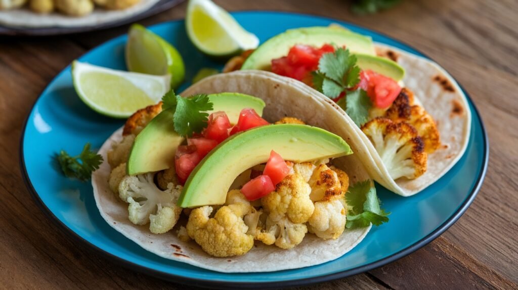 Cilantro Lime Cauliflower Tacos