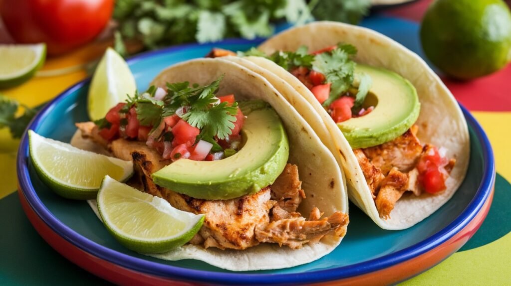 Cilantro Lime Grilled Chicken Tacos