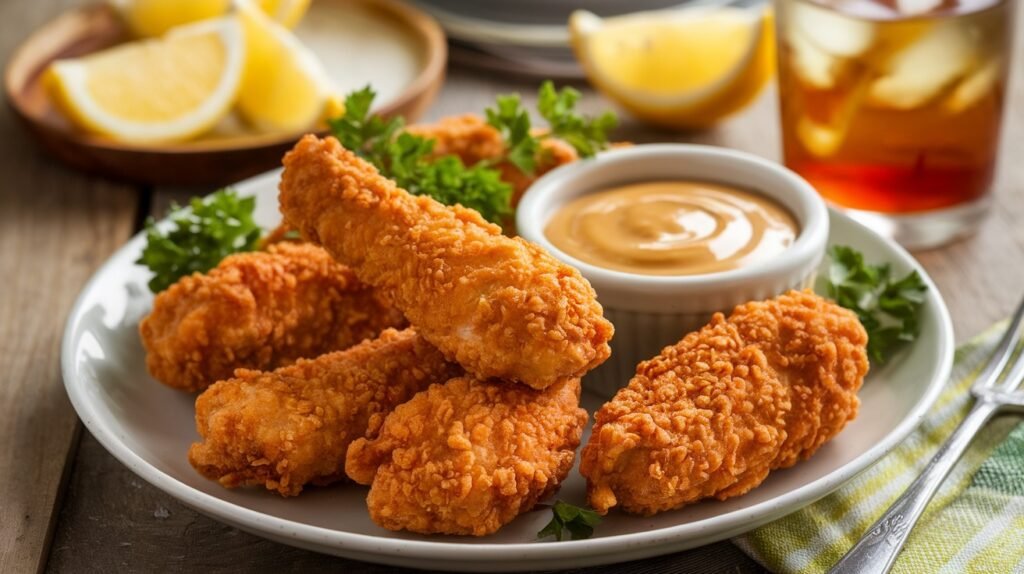 Chicken Tenders with Maple Dijon Sauce