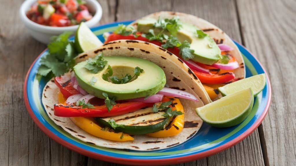 Fresh Herb Grilled Veggie Tacos