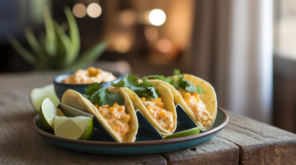 Jalapeño Corn Dip Tacos