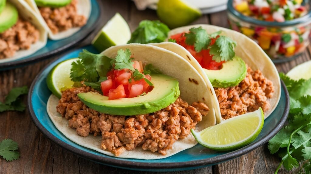 Lemon Herb Turkey Tacos
