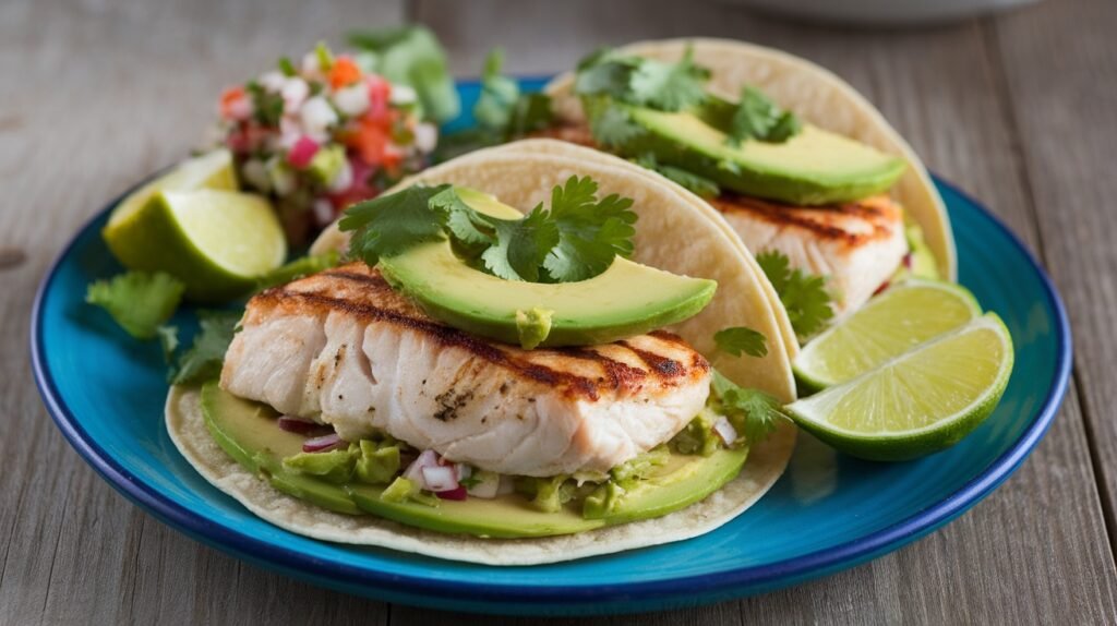 Lime Cilantro Fish Tacos