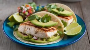 Lime Cilantro Fish Tacos