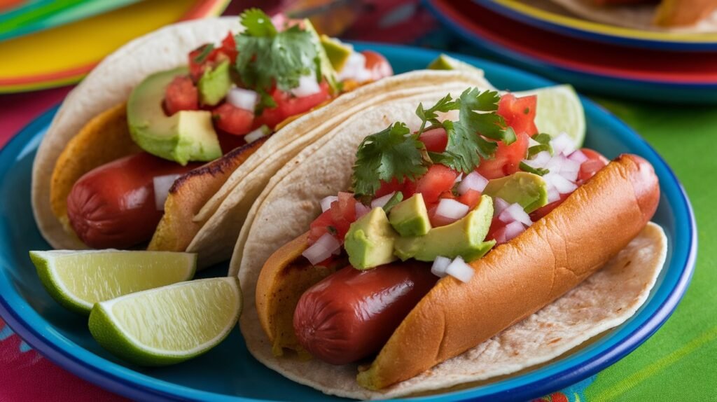 Mexican Hot Dog Tacos