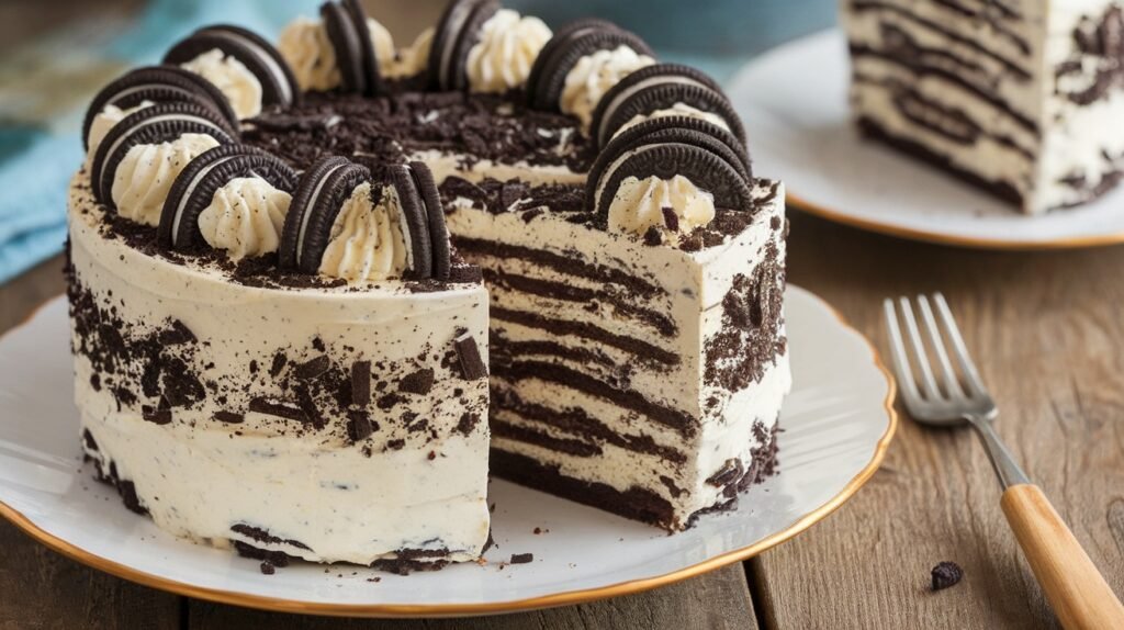 No-Bake Oreo Cake