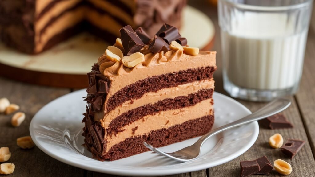 Peanut Butter Fudge Cake