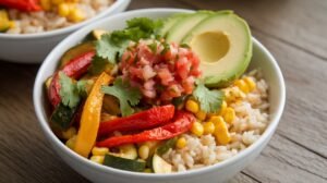 Roasted Veggie Taco Bowls
