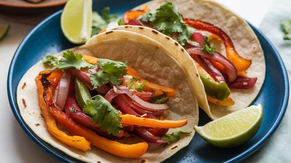 Sautéed Onion and Sweet Pepper Tacos