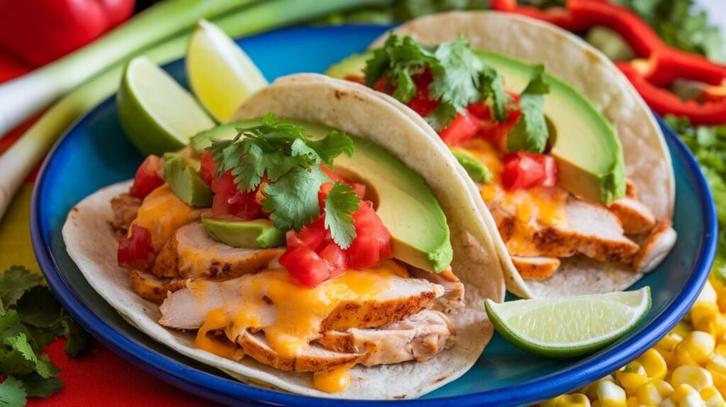 Smoked Gouda Chicken Tacos