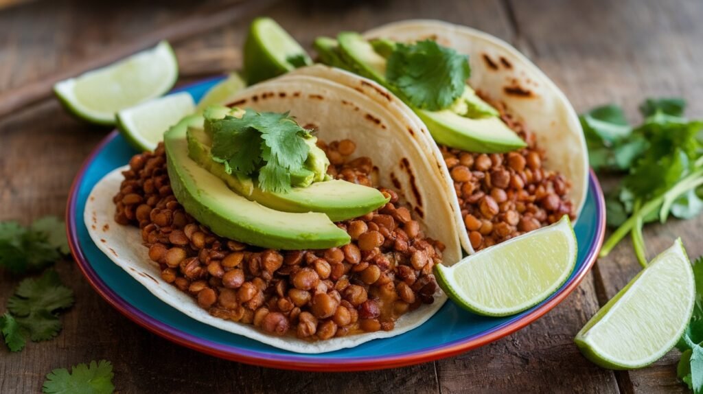 Smoky BBQ Lentil Tacos