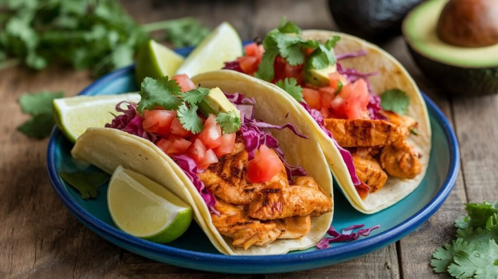 Spicy Jerk Chicken Tacos